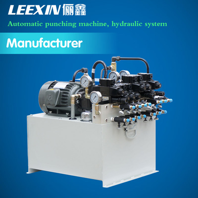 Automatic punching machine hydraulic system