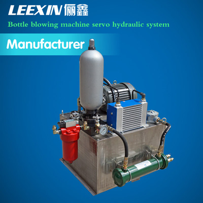 Bottle blowing machine servo hydraulic system